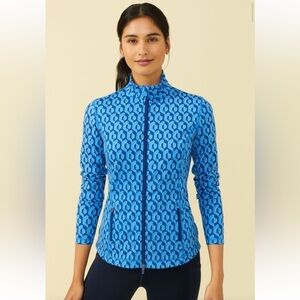 J. McLaughlin Billie Navy/Blue Hexapop Jacket S XS NWT